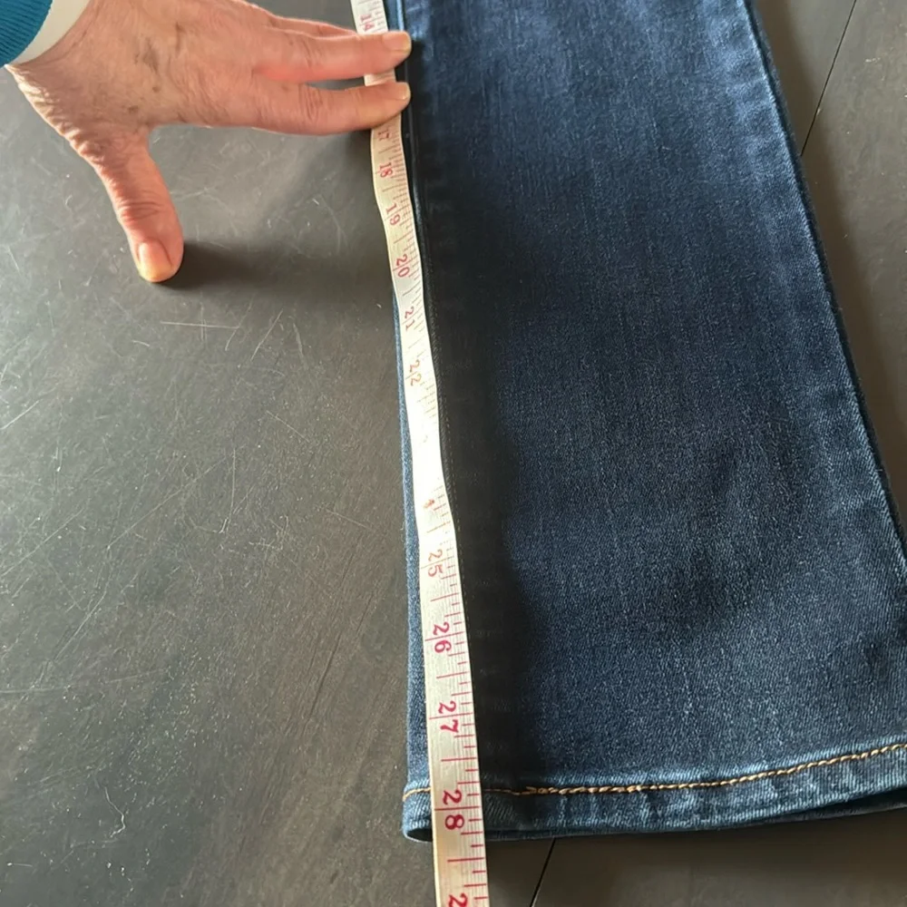 Levi’s Jeans Mid Rise Skinny Dark Blue Denim Jeans stretch sz 4 W27 L30 - Picture 16 of 16